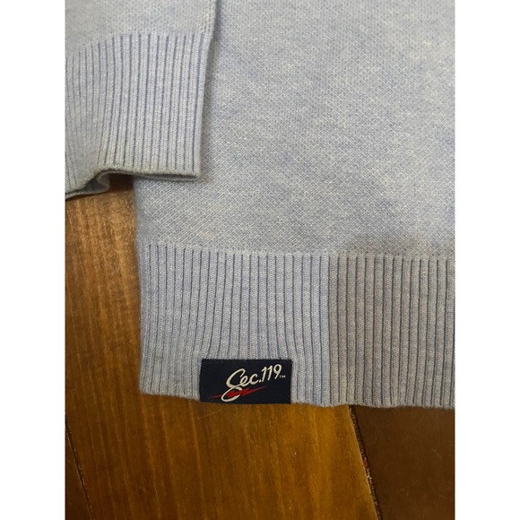 Grateful Dead Section 119 Skiing Bear Mountain Knit Sweater Mens 2XL Blue New - Picture 5 of 5